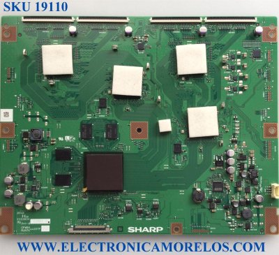 T-CON / SONY / SHARP RUNTK4400TPZZ / CPWBX4400TPZZ / E222034 / 4400TPZZ / MODELO KDL-60NX800